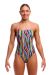 Funkita Ladies Curl Curl Single Strap One Piece Swimsuit - Multi
