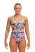 Funkita Ladies Curly Wurly Single Strap One Piece Swimsuit - Multi