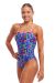 Funkita Ladies Funk & Blues Single Strap One Piece Swimsuit - Multi