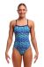 Funkita Ladies Jack Stack Single Strap One Piece Swimsuit - Blue/Multi