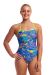 Funkita Ladies Stir Crazy Single Strap One Piece Swimsuit - Multi
