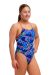 Funkita Girls Broken Hearts Diamond Back One Piece Swimsuit - Multi