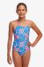 Funkita Girls Bundjalung Blue Diamond Back One Piece Swimsuit - Multi