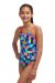 Funkita Girls Chip Set Diamond Back One Piece Swimsuit - Multi