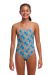 Funkita Girls Flip Flop Diamond Back One Piece Swimsuit - Multi