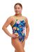 Funkita Girls In Bloom Diamond Back One Piece Swimsuit - Multi