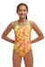 Funkita Girls Little Dotty Diamond Back One Piece Swimsuit - Multi