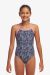 Funkita Girls Pressure Palm Diamond Back One Piece Swimsuit - Multi