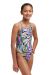 Funkita Girls Scissor Kick Diamond Back One Piece Swimsuit - Multi