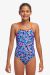 Funkita Girls Warp Tour Diamond Back One Piece Swimsuit - Multi