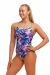 Funkita Ladies Be Square Diamond Back One Piece Swimsuit - Multi
