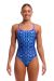 Funkita Ladies Blue Viper Diamond Back One Piece Swimsuit - Blue/Multi