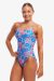 Funkita Ladies Bundjalung Blue Diamond Back One Piece Swimsuit - Multi