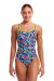 Funkita Ladies Choppy Waters Diamond Back One Piece Swimsuit - Multi