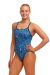 Funkita Ladies Flight School Diamond Back One Piece Swimsuit - Blue