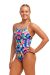 Funkita Ladies Princess Pageant Diamond Back One Piece Swimsuit - Multi