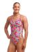 Funkita Ladies Summer Nights Diamond Back One Piece Swimsuit - Multi