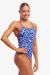 Funkita Ladies Warp Tour Diamond Back One Piece Swimsuit - Multi