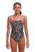 Funkita Girls Copper Cluster Strapped In One Piece Swimsuit - Multi