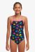 Funkita Girls Fly Bye Strapped In One Piece Swimsuit - Multi