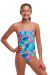 Funkita Girls I'm Leaving Strapped In One Piece Swimsuit - Multi