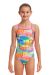 Funkita Girls Poka Palm Strapped In One Piece Swimsuit