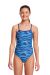 Funkita Girls So Swell Strapped In One Piece Swimsuit - Blue