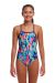 Funkita Girls Tickle Torture Strapped In One Piece Swimsuit - Multi