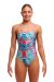 Funkita Ladies Ripple Reflect Strapped In One Piece Swimsuit - Multi