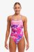 Funkita Ladies Rockie High Strapped In One Piece Swimsuit - Multi