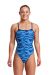 Funkita Ladies So Swell Strapped In One Piece Swimsuit - Blue