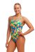 Funkita Ladies Blocked Dotty Tie Me Tight One Piece Swimsuit - Multi