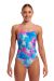 Funkita Ladies Cloud Street Tie Me Tight One Piece Swimsuit - Multi