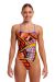 Funkita Ladies Gold Tips Tie Me Tight One Piece Swimsuit - Multi