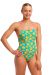 Funkita Ladies Lime Splice Tie Me Tight One Piece Swimsuit
