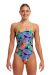 Funkita Ladies Leaving Today Twisted One Piece Swimsuit - Multi