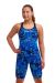 Funkita Girls True Bluey Fast Legs One Piece - Blue