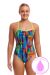 Funkita Ladies The Glitch Swim Secure One Piece Swimsuit - Multi