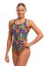 Funkita Ladies Colour Funk Diamond Back Secure One Piece Swimsuit - Multi