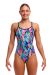 Funkita Ladies Tickle Torture Diamond Back Secure One Piece Swimsuit - Multi