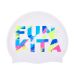 Funkita Streaky Strokes Swim Cap - White/Multi