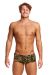Funky Trunks Mens Whip Lash Classic Trunk - Black/Pink/Yellow