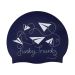 Funky Trunks Paper Plain Swim Cap - Blue/White