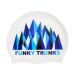 Funky Trunks Polar Caps Swim Cap - White/Blue