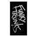 Funky Trunks Tagged Black Cotton Jacquard Towel - Black/Silver