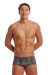 Funky Trunks Mens Space Signals Classic Trunk - Black/White