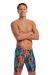 Funky Trunks Mens The Glitch Training Jammer - Multi