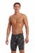 Funky Trunks Mens Up The Ladder Training Jammer - Black/White