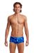 Funky Trunks Mens Leaf Laser Sidewinder Trunk - Blue