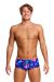 Funky Trunks Mens Liquid Lights Sidewinder Trunk - Blue/Pink/Purple